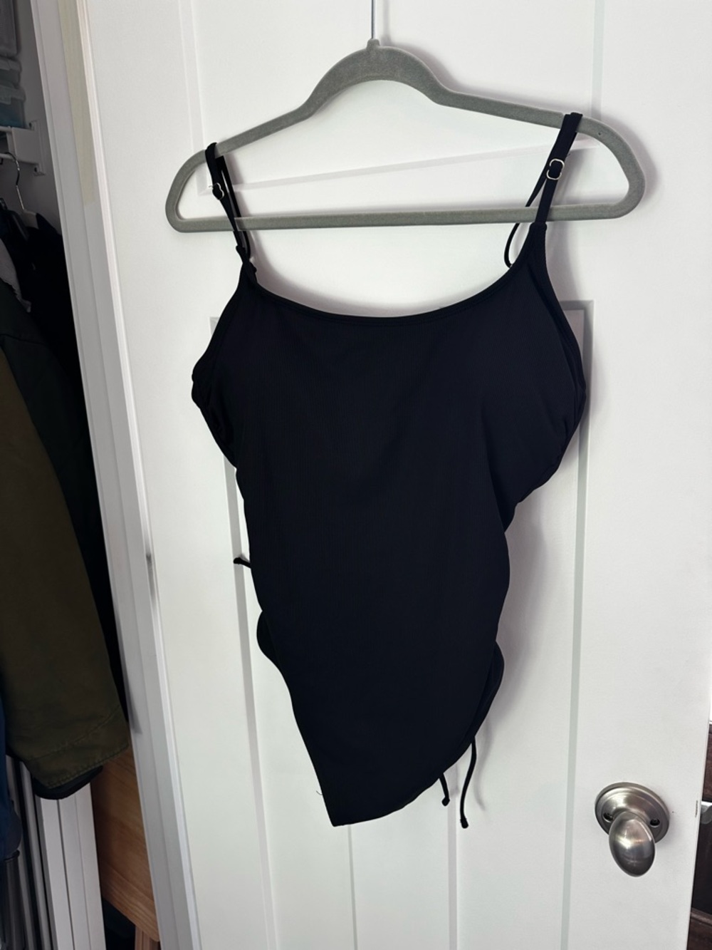 NWT shade + shore black one piece swimsuit
